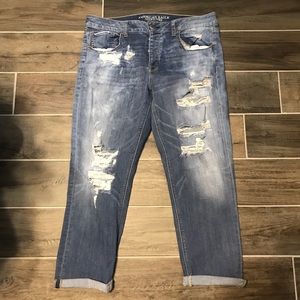 American eagle super super stretch size 14 jeans